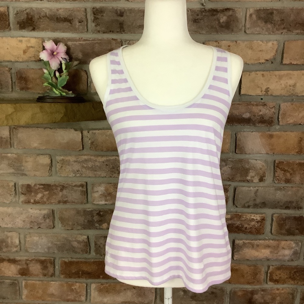 LILLY PULITZER Racerback Hi-Low Striped Tank Top 40